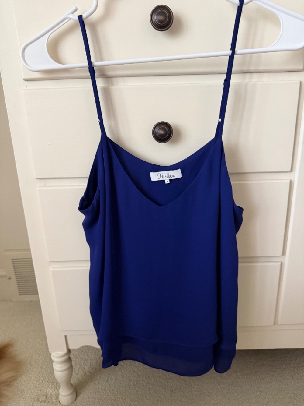 Parker Purple Silk Camisole Size Small